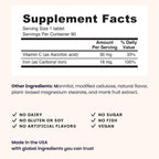 EZ Melts Iron Supplement with Vitamin C | Vegan & Non-GMO

