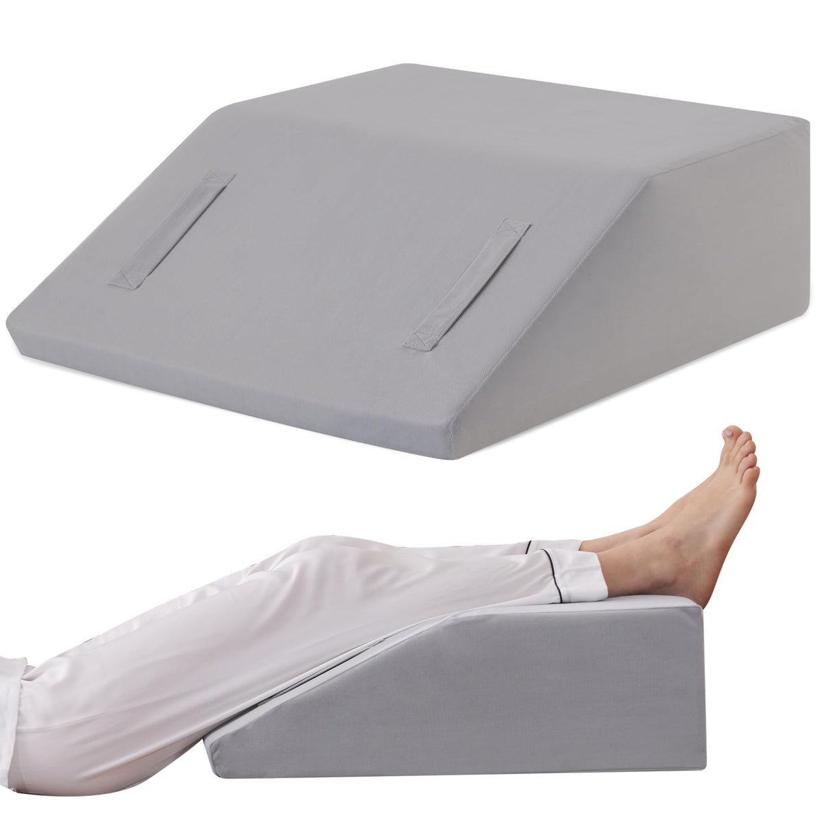 Ruqmuis Leg Elevation Pillow for After Surgery - Foam Leg Wedge