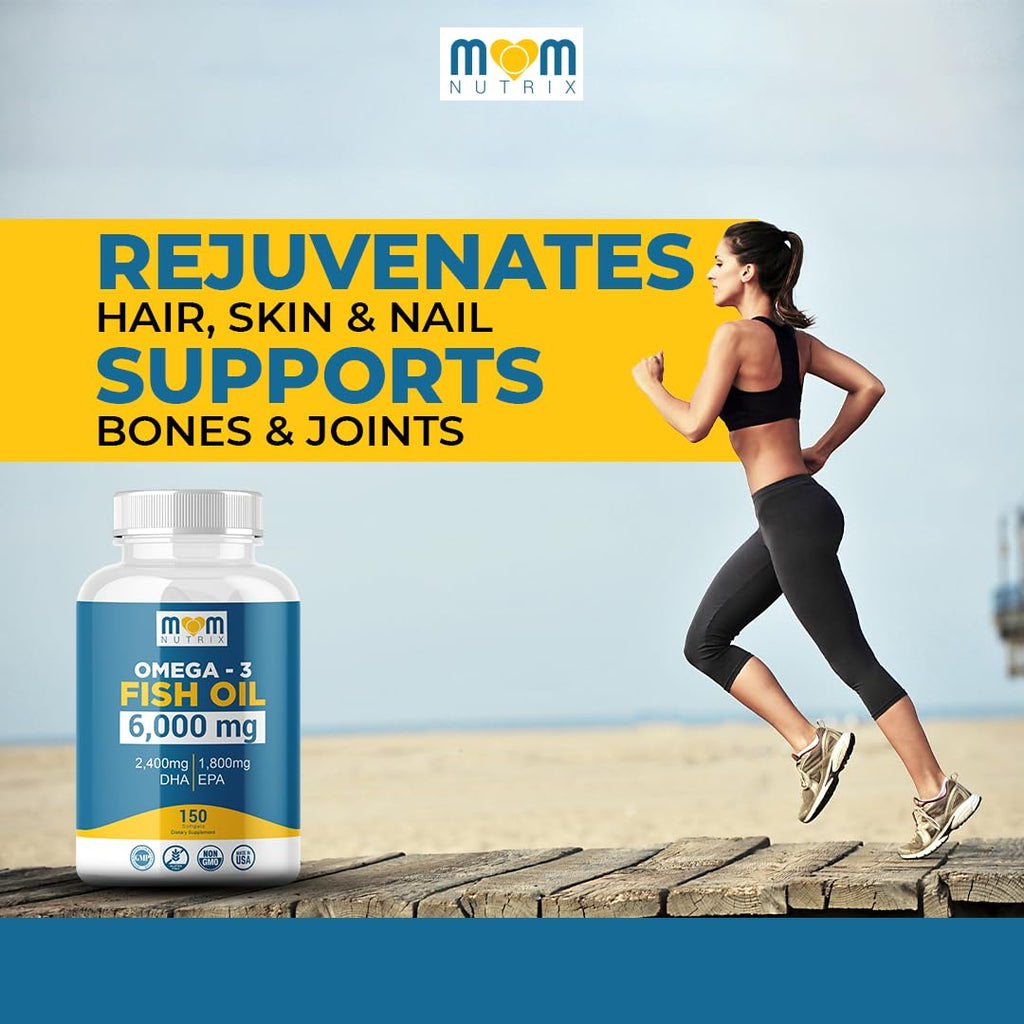MOM NUTRIX Omega-3 Fish Oil Supplement - Heart & Brain

