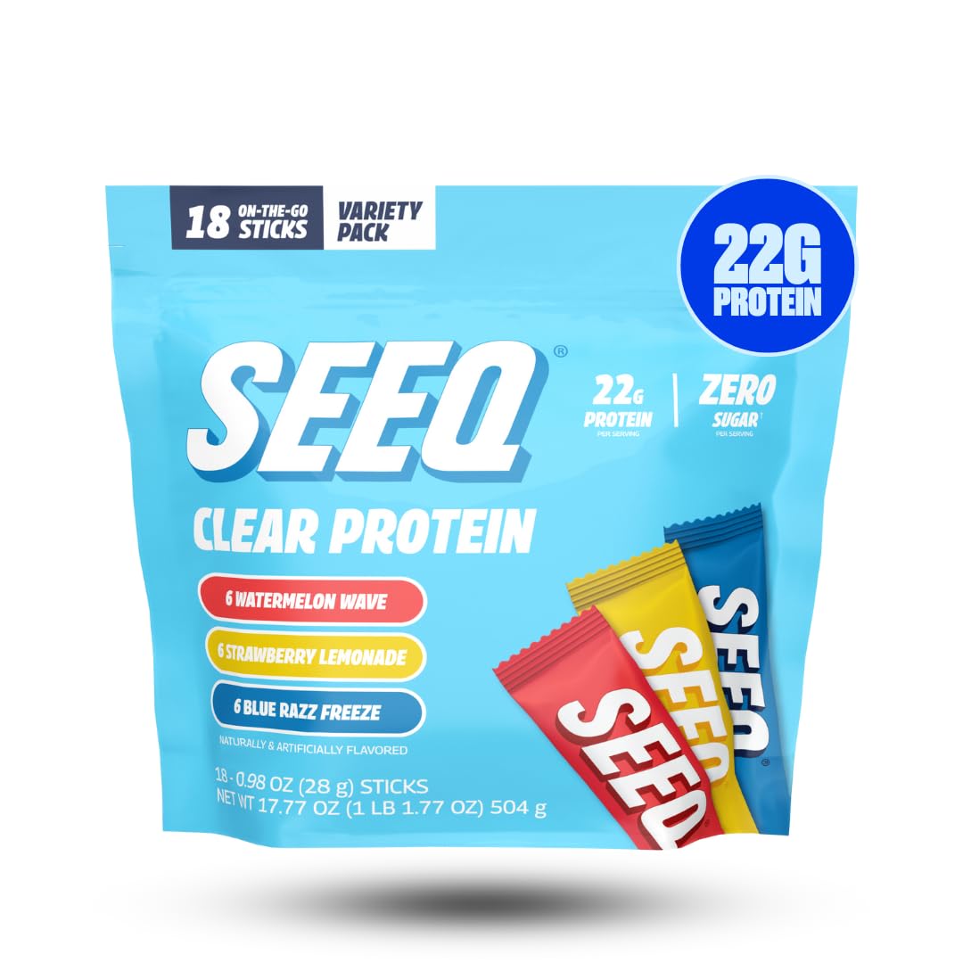 SEEQ Whey Protein Isolate On-the-Go Recovery


