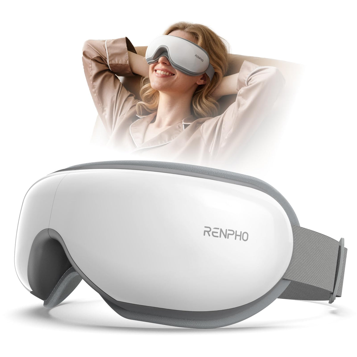 RENPHO Eyeris 1 Eye Massager with Heat for Eye Strain Relief