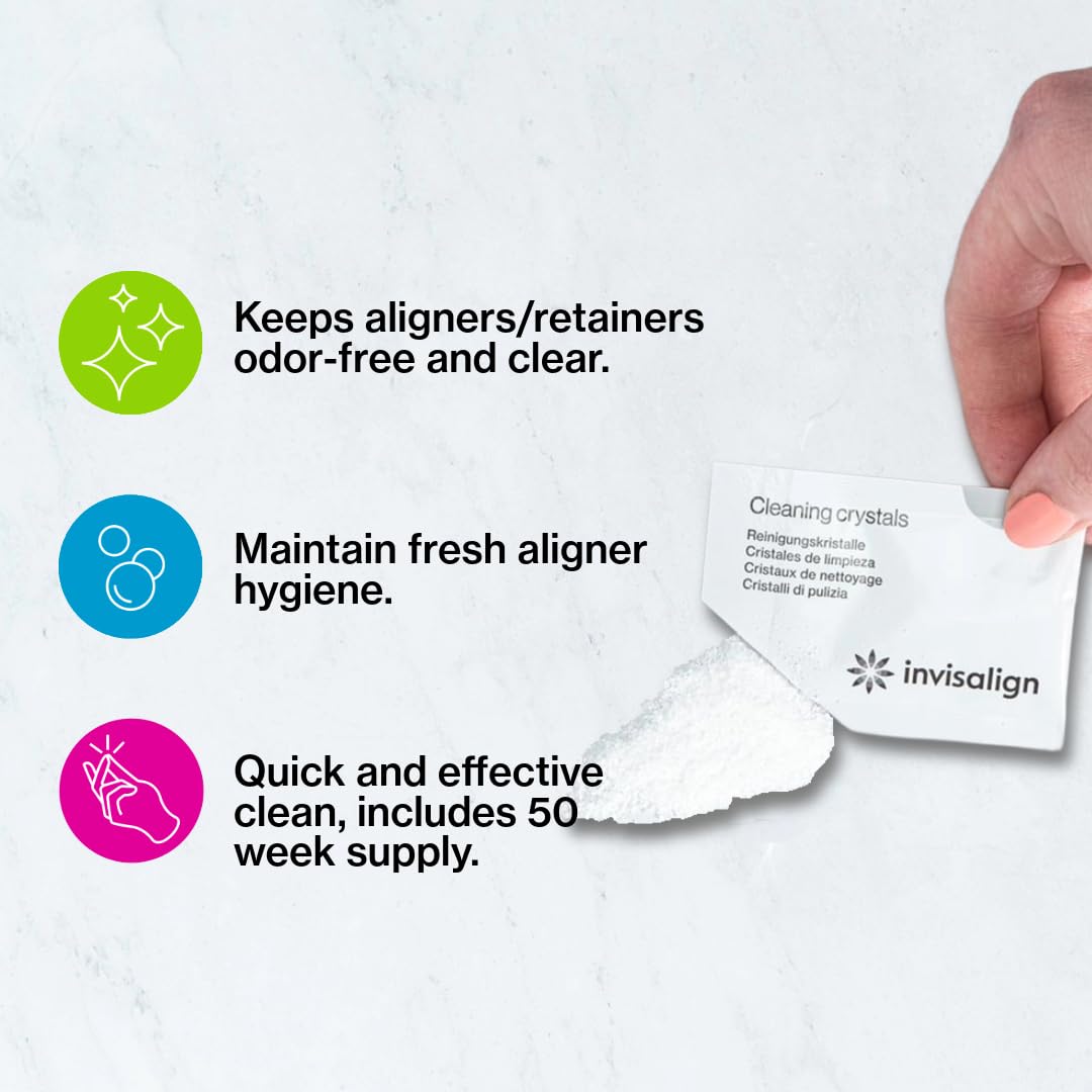 Invisalign Cleaning Crystals for Clear Aligners and Retainers

