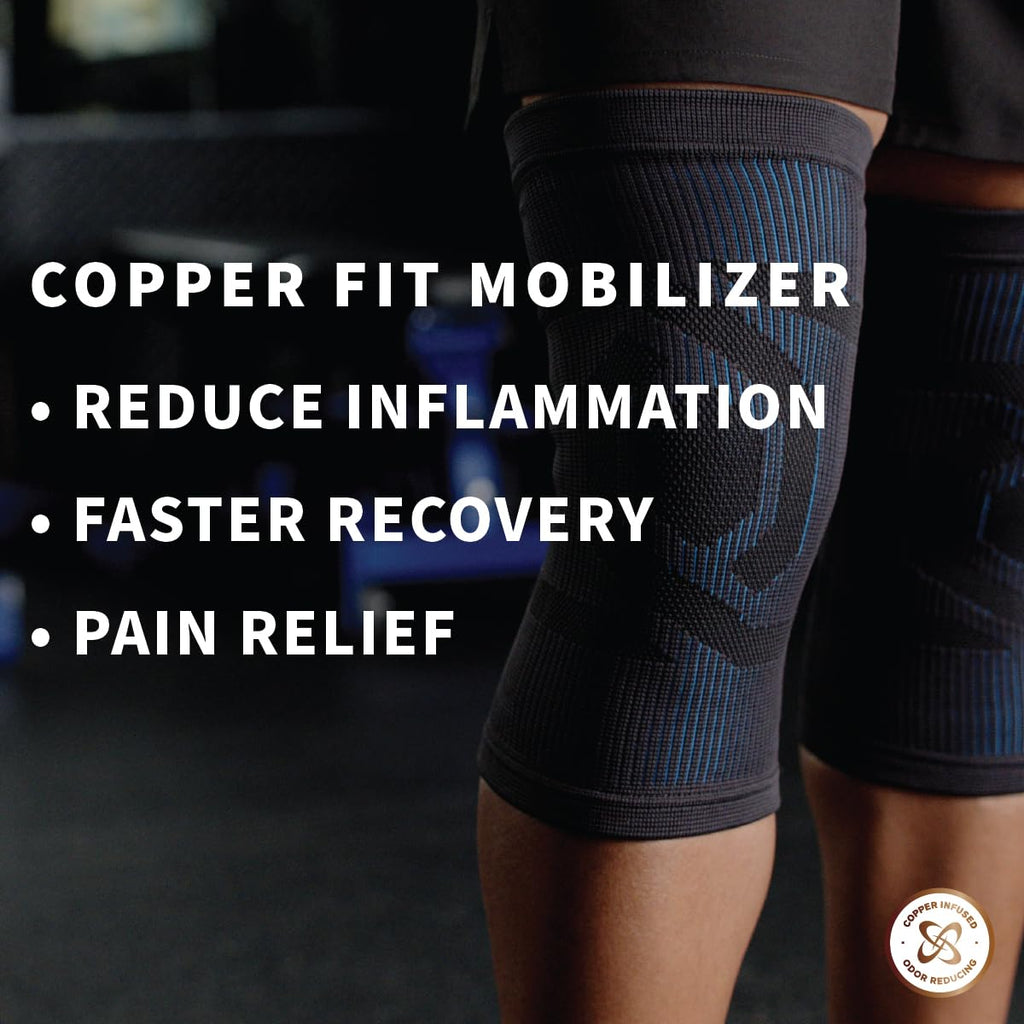 Copper Fit Mobilizer Knee Sleeve ProSeries Side Stabilizers

