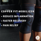 Copper Fit Mobilizer Knee Sleeve ProSeries Side Stabilizers

