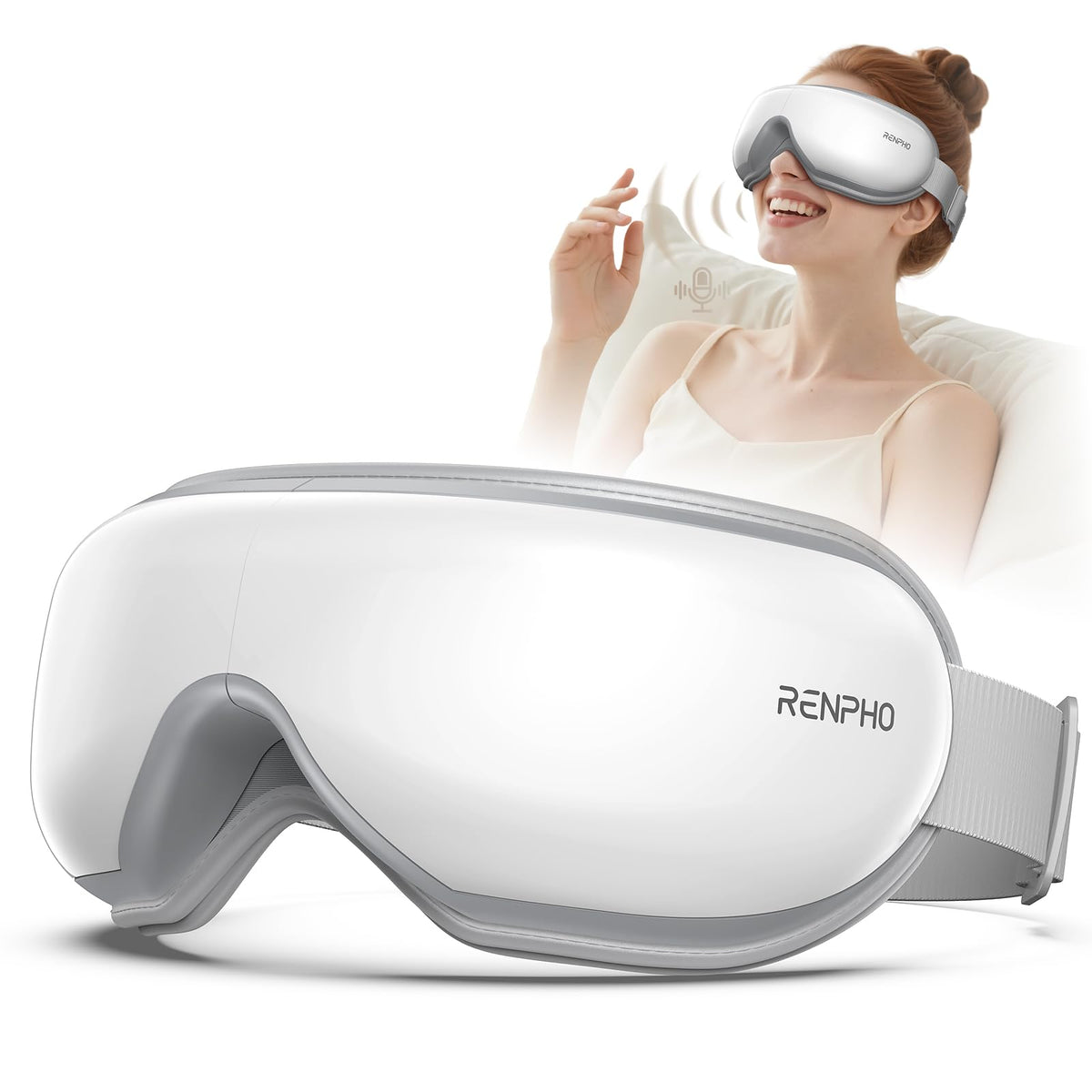 RENPHO Eyeris 1 Eye Massager with Heat for Eye Strain Relief