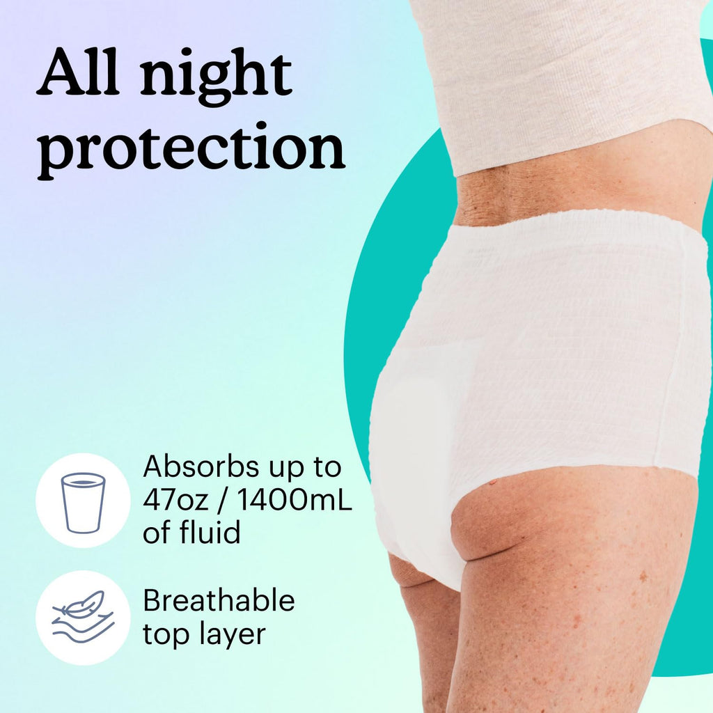 Because Overnight Absorbency Incontinence Underwear | Unisex

