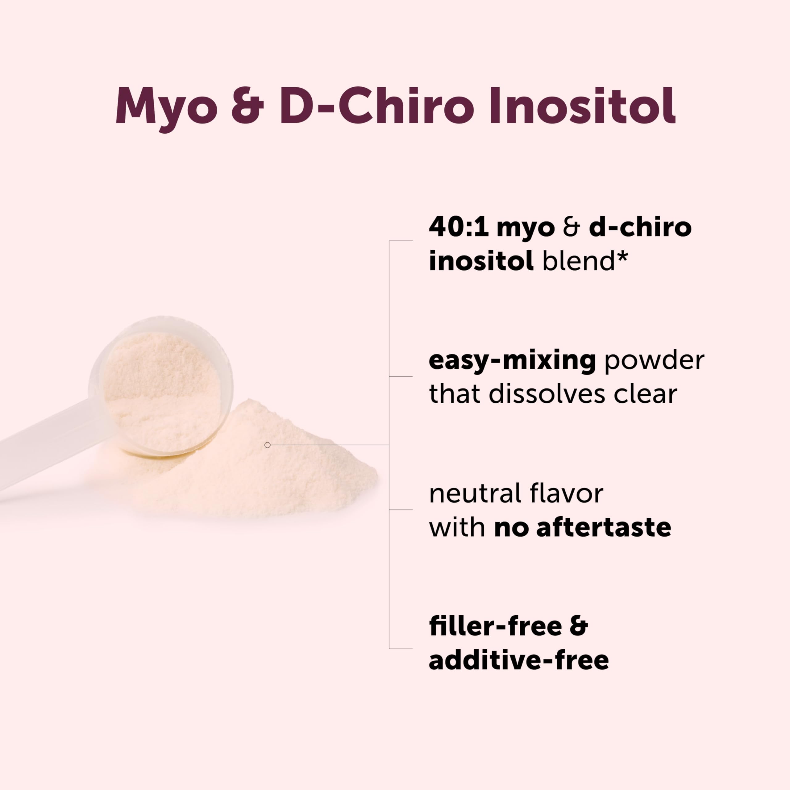 Myo-Inositol & D-Chiro Inositol Powder for Women 40:1

