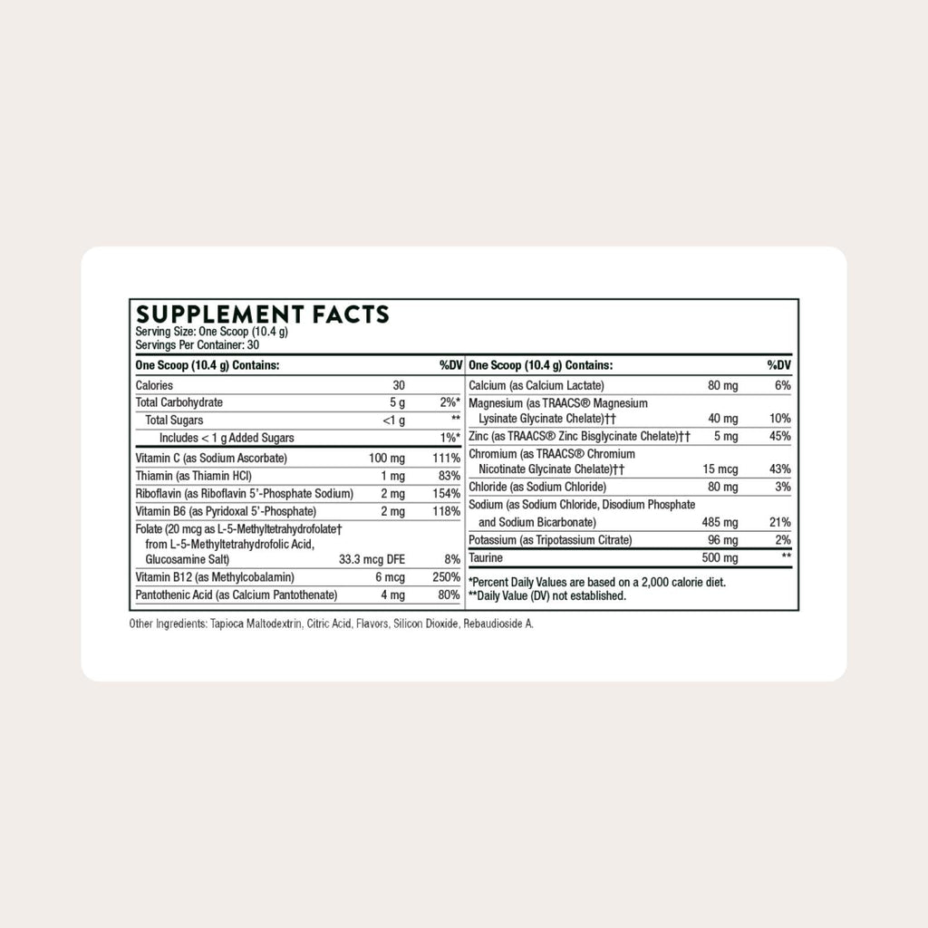 Thorne Catalyte Electrolyte Replenishment Supplement

