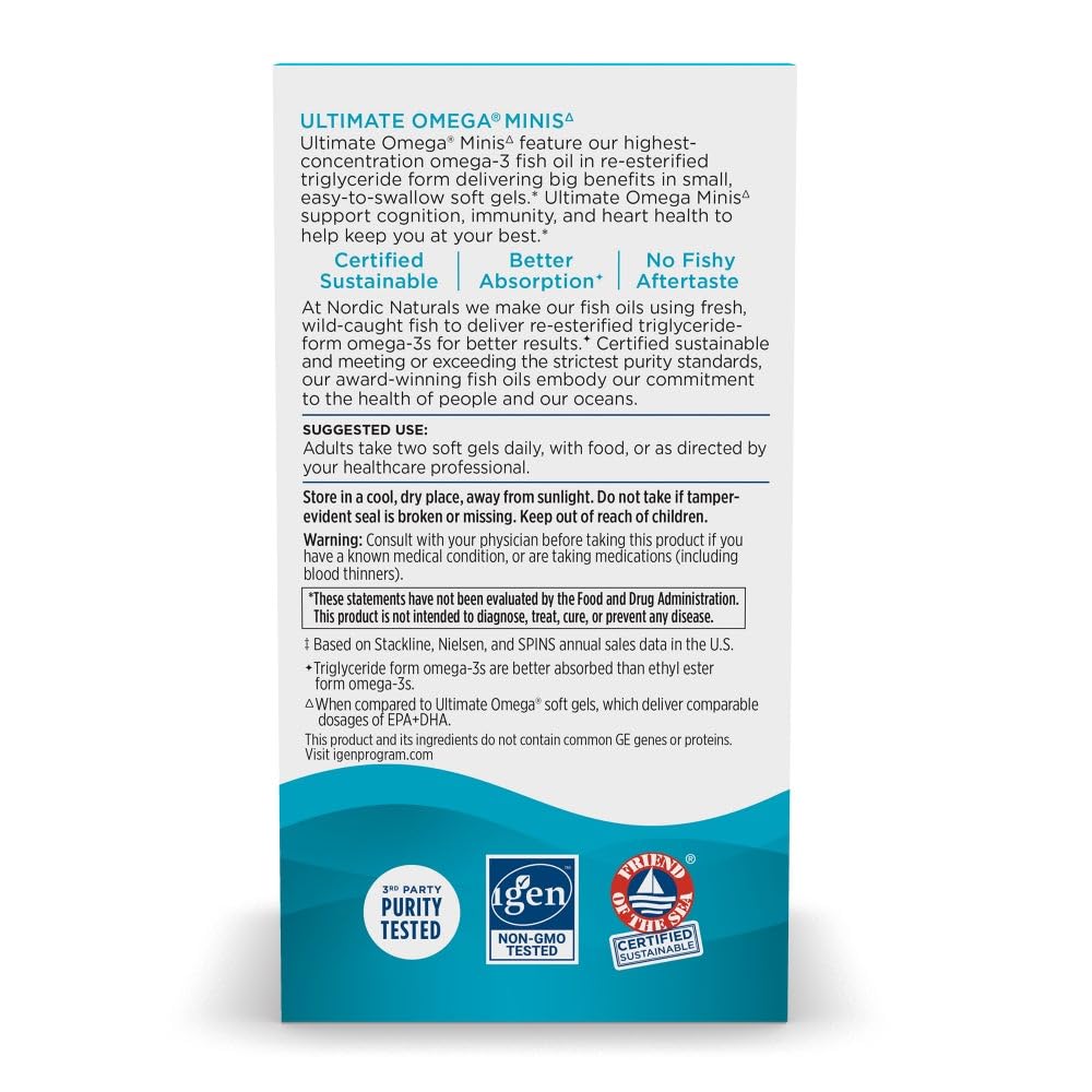 Nordic Naturals Omega-3 Fish Oil EPA & DHA

