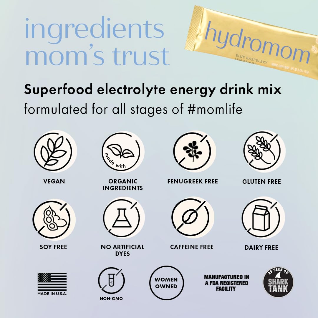 Boobie Hydromom Electrolyte Drink Mix for Moms | Hydration

