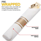 Disposable Cutlery Set with Napkins

