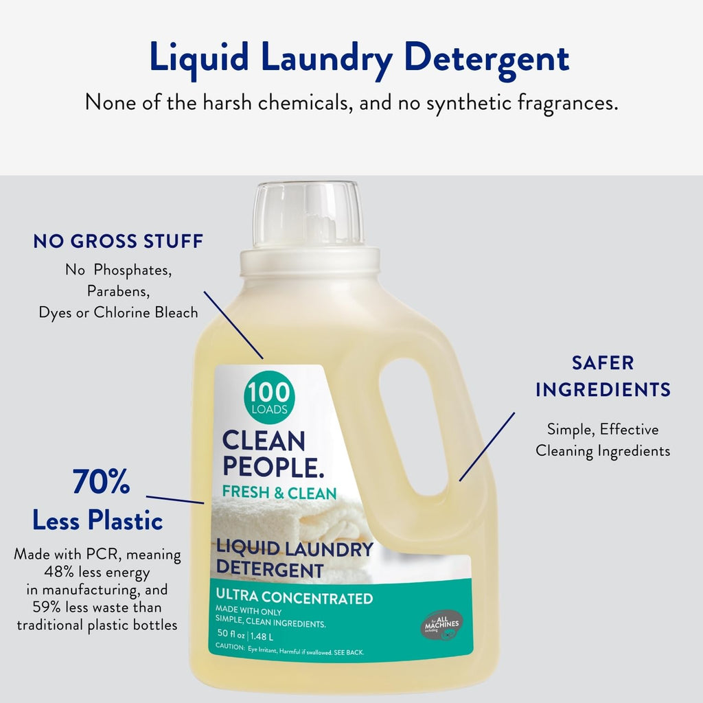 The Clean People Liquid Laundry Detergent - Ultra Concentrated

