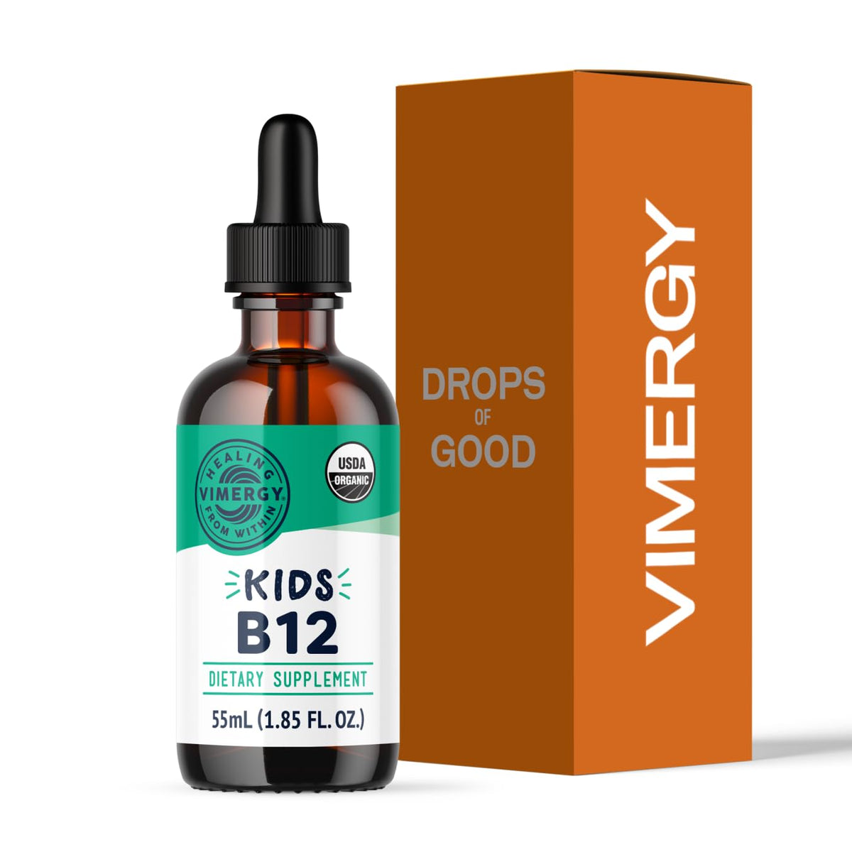Vimergy Liquid Vitamin B12 Supplement with Methylcobalamin