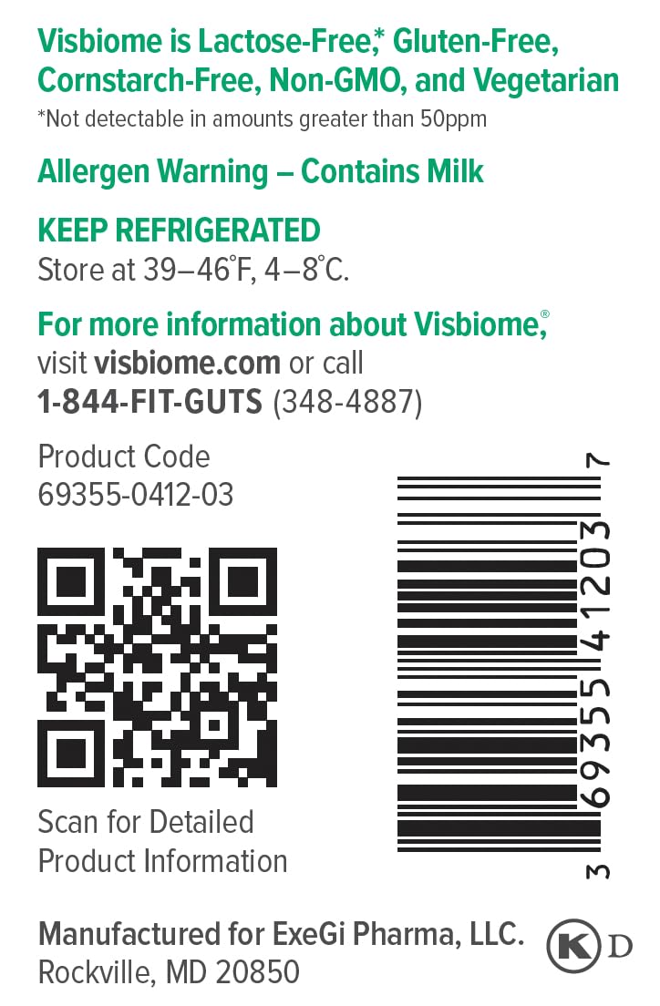 Visbiome GI Care Probiotic for Gut Health - USA Made

