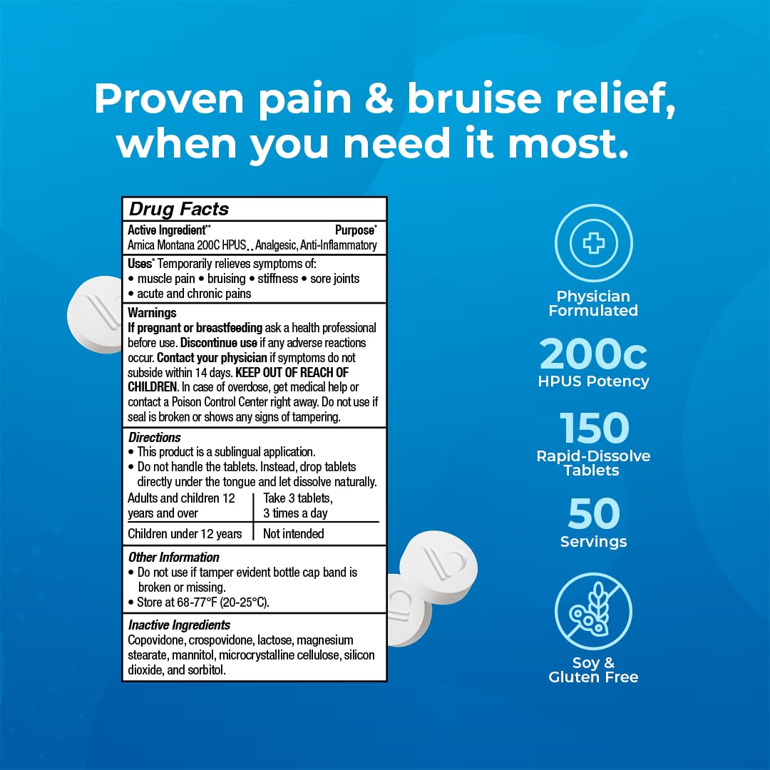 VitaMedica Arnica Montana 200C Rapid-Dissolve Tablets

