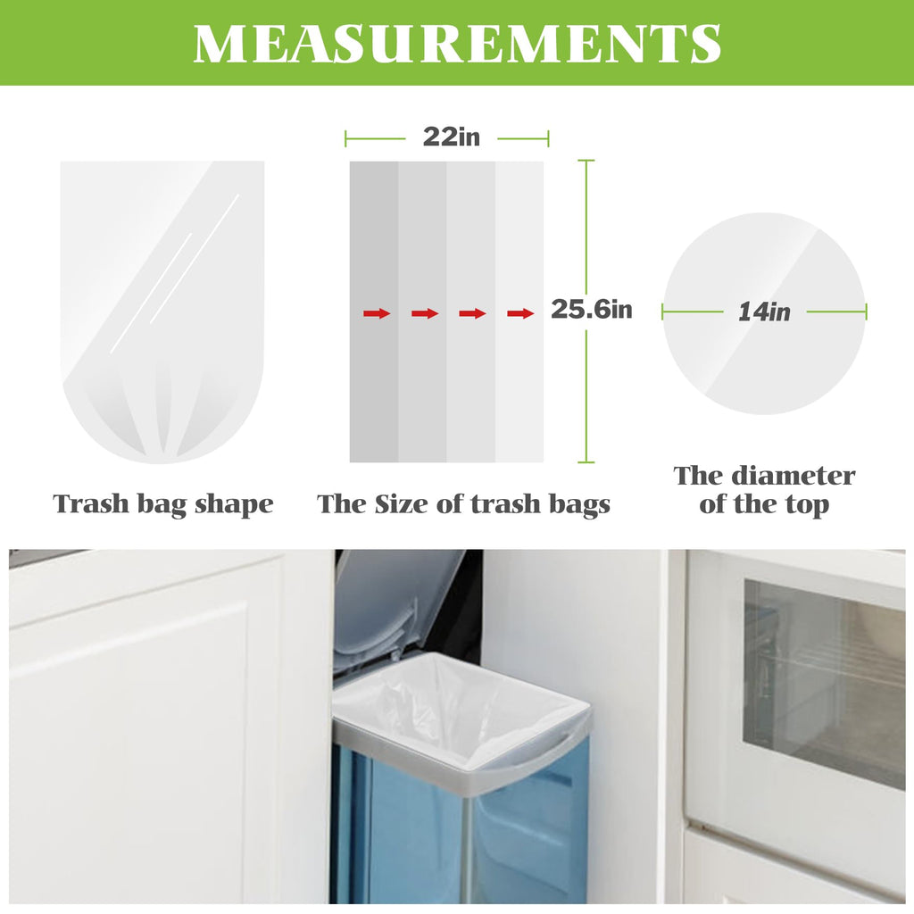 Teivio Multipurpose Trash Bags

