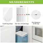 Teivio Multipurpose Trash Bags

