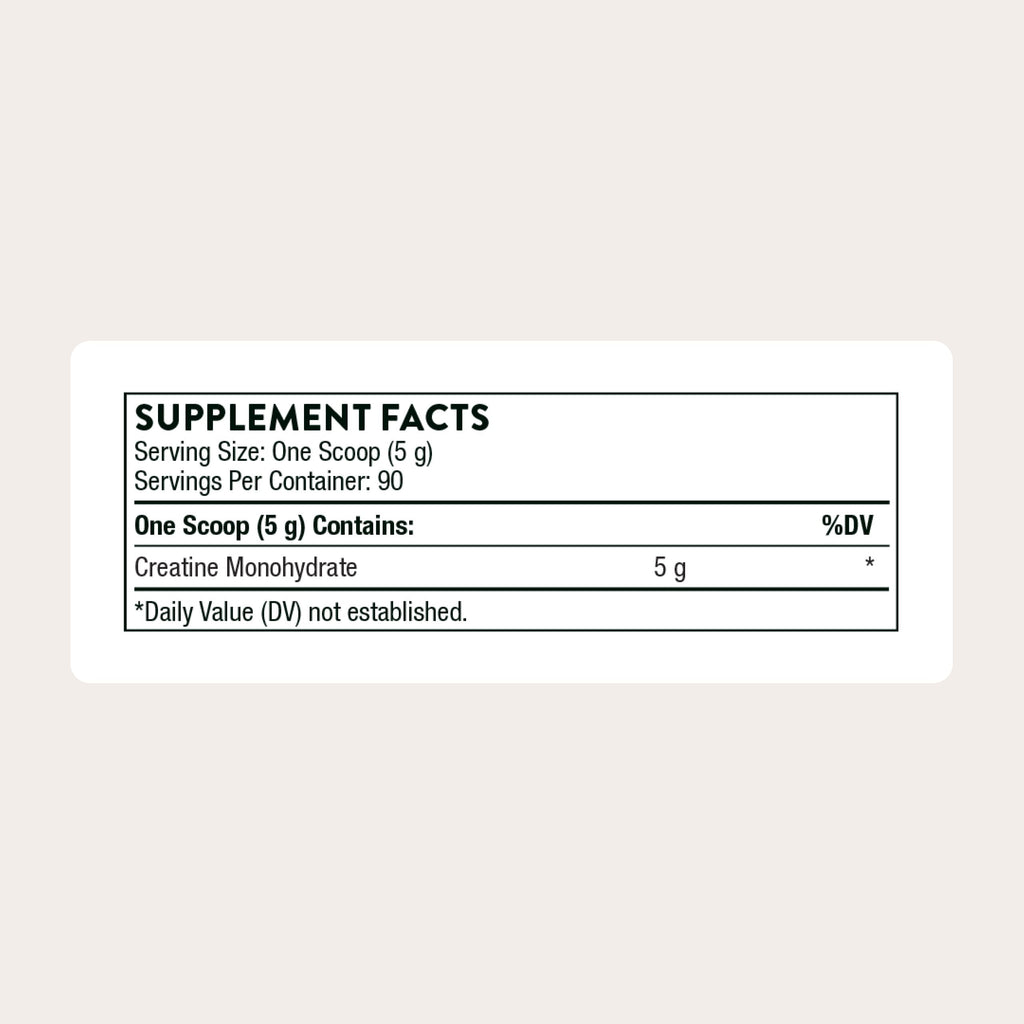 Thorne Creatine Micronized Monohydrate Powder

