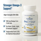 Nordic Naturals ProOmega Lemon Flavor Omega-3 Fish Oil

