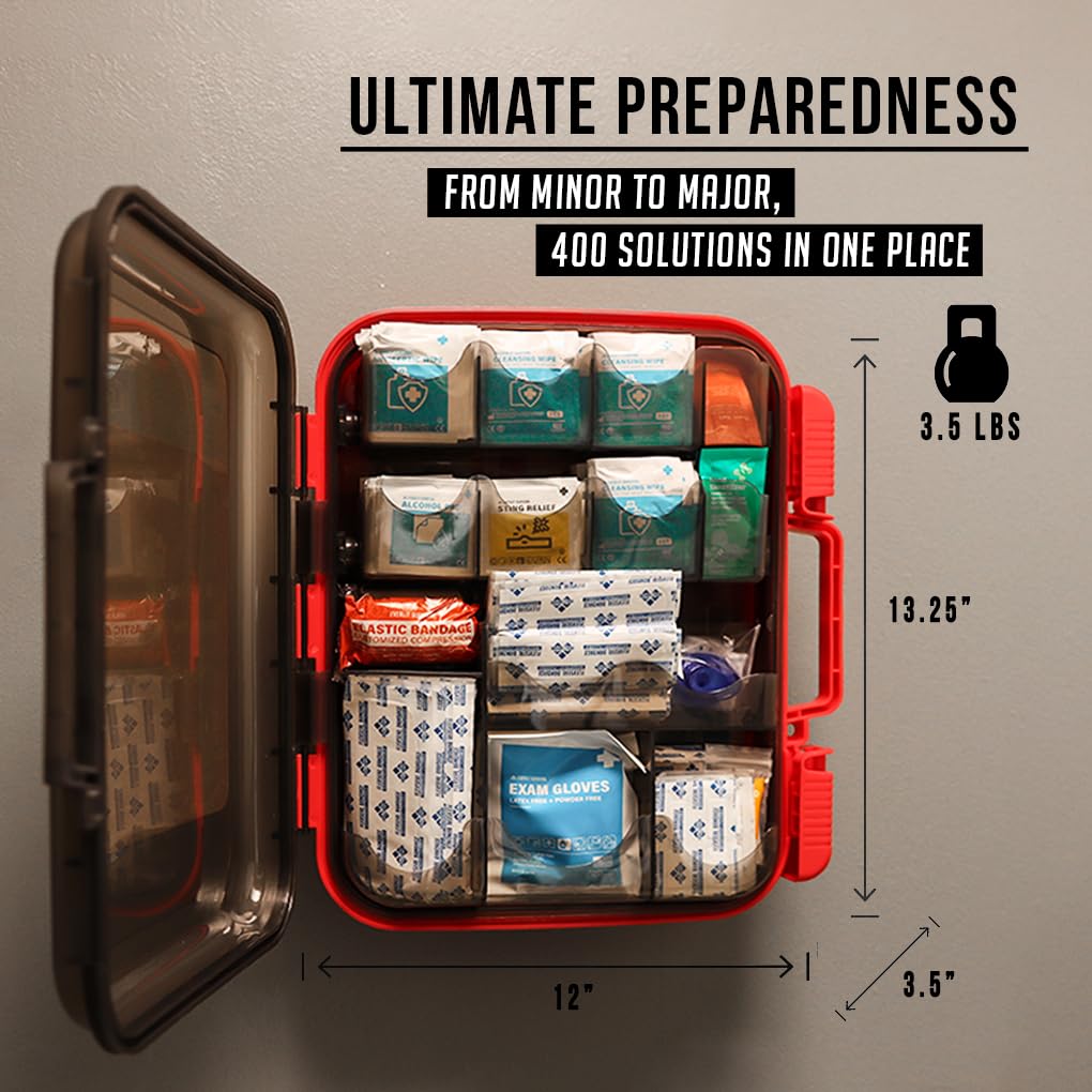 EVERLIT First Aid Kit – OSHA/ANSI Compliant Medical Kit

