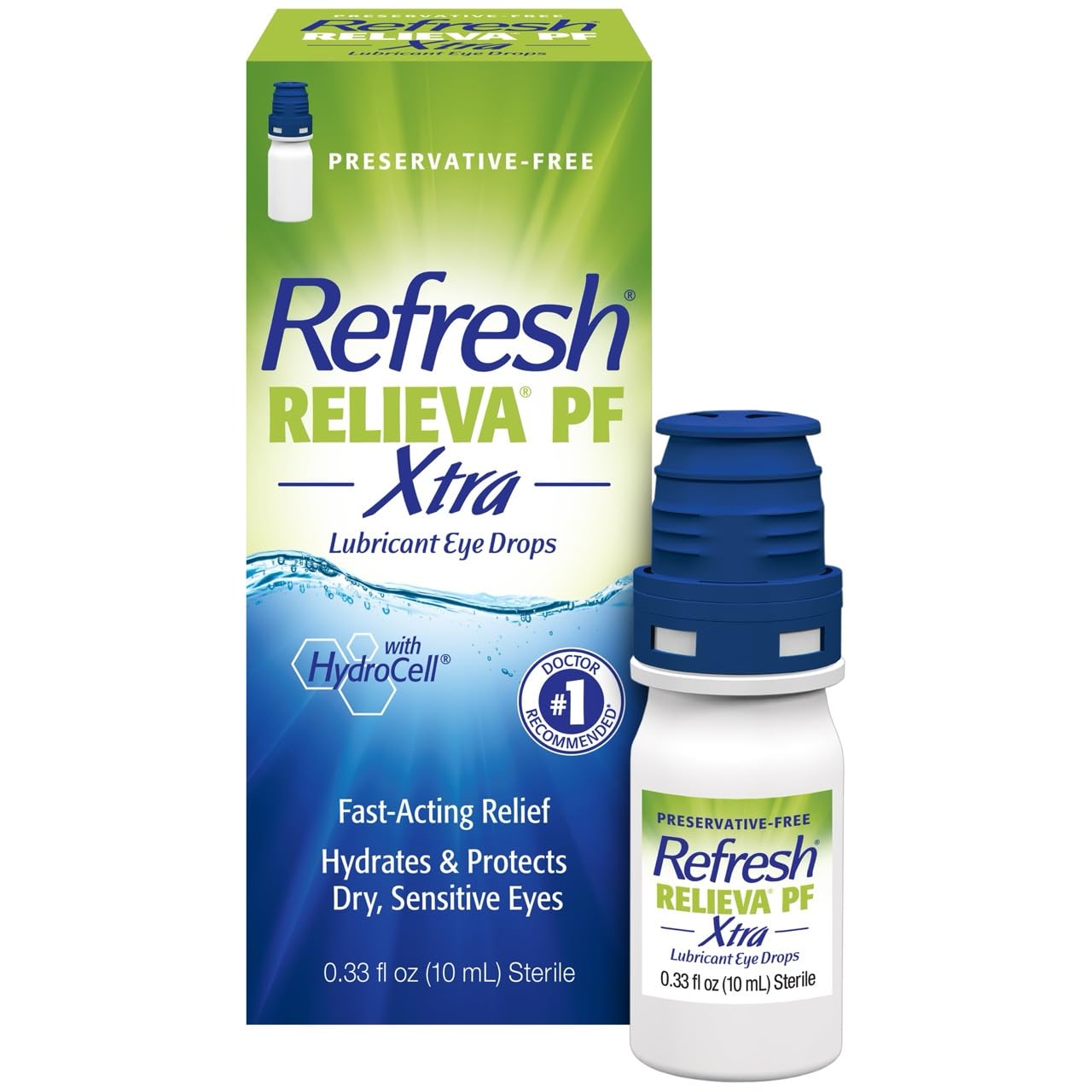Refresh RELIEVA PF Xtra Preservative-Free Artificial Tears Eye Drops