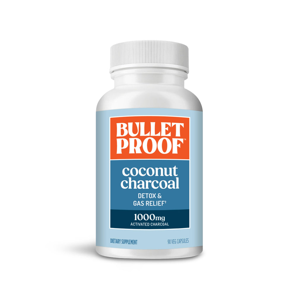 Bulletproof Charcoal Detox Capsules for Gas Relief

