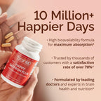 BrainMD Happy Saffron Plus Saffron Curcumin Zinc | Vegan


