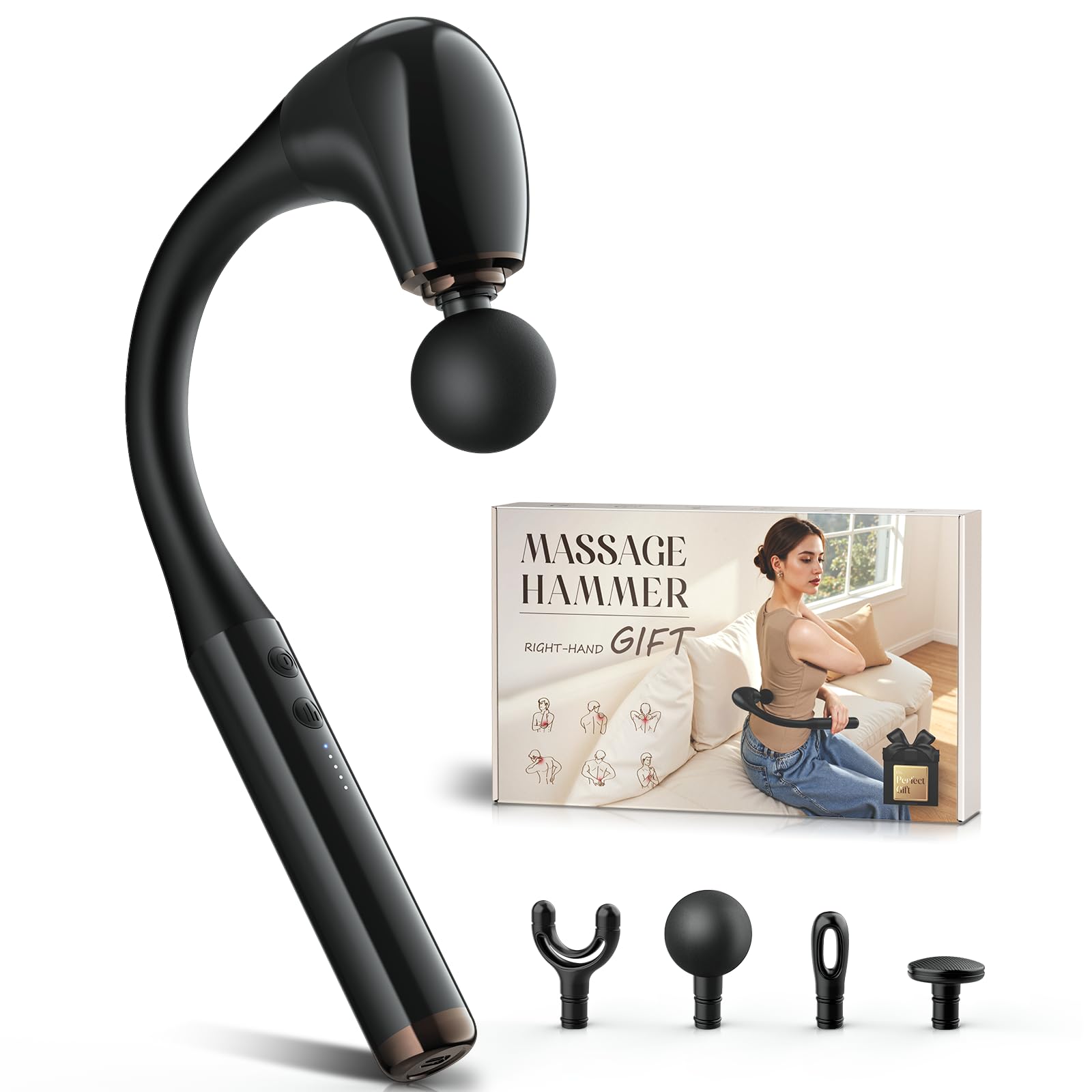FVZ Massage Gun Upgraded Extension Handle Deep Tissue

