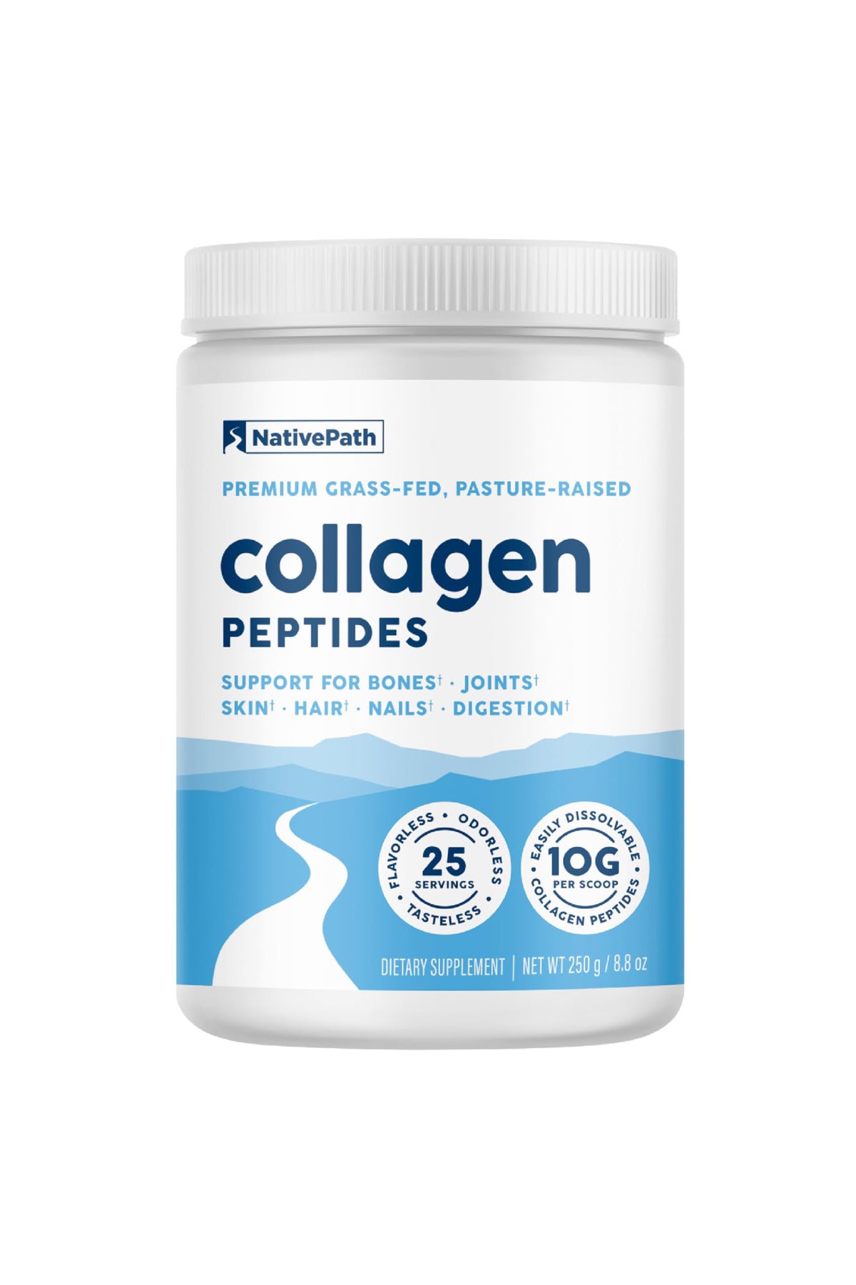 NativePath Collagen Peptides Protein – Hydrolyzed Type 1 & 3 for Skin, Hair, Nails