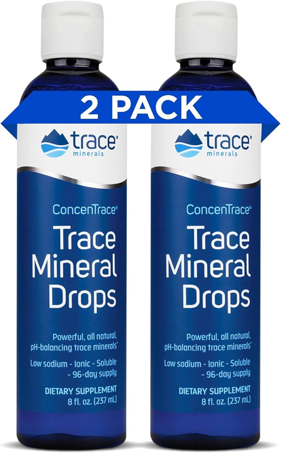 ConcenTrace Trace Mineral Drops - Liquid Mineral Supplement with 70+ Minerals from Great Salt Lake