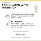 Integrative Therapeutics K2 + D3 Vitamin for Heart and Bone

