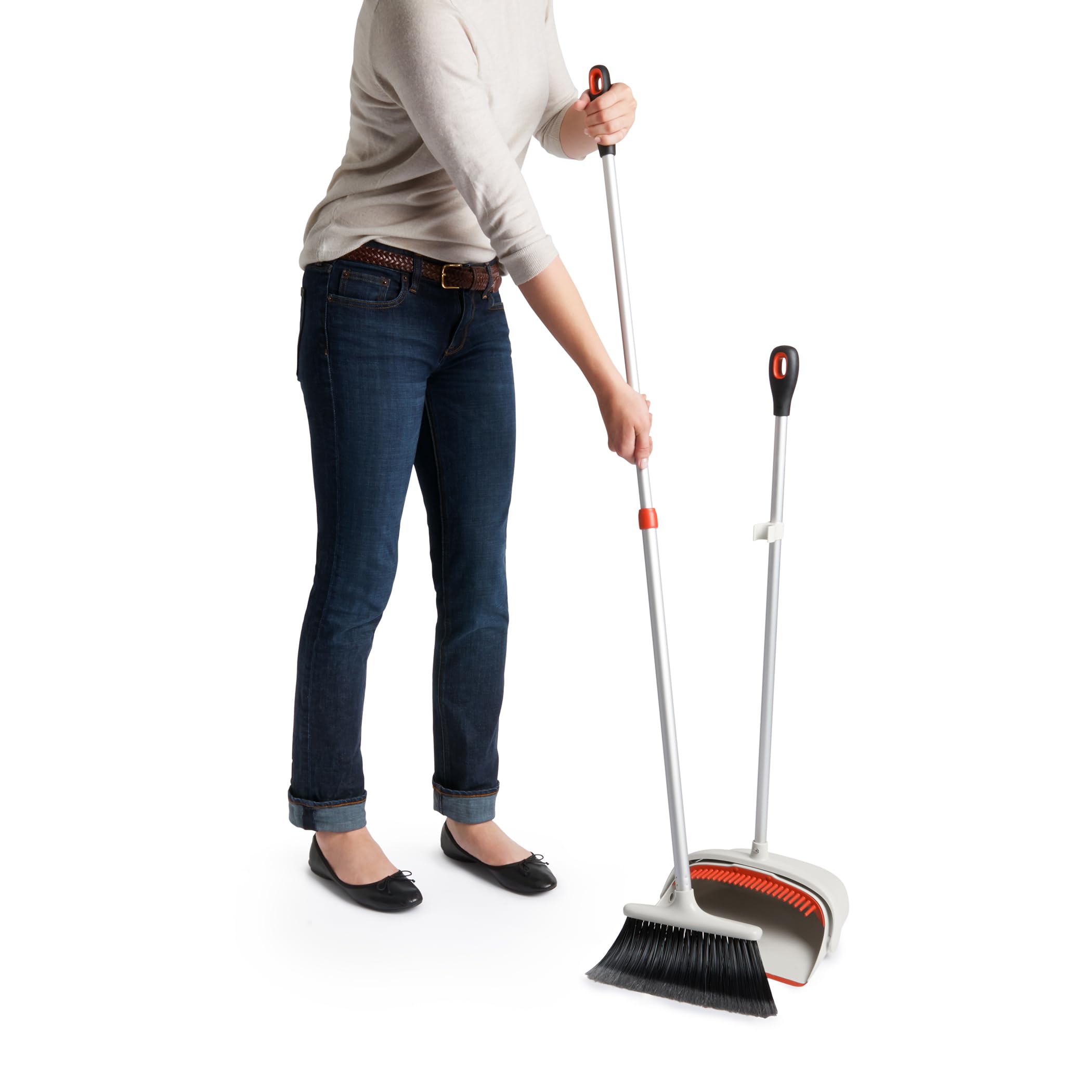 OXO Good Grips Extendable Sweep Set | Broom and Dustpan

