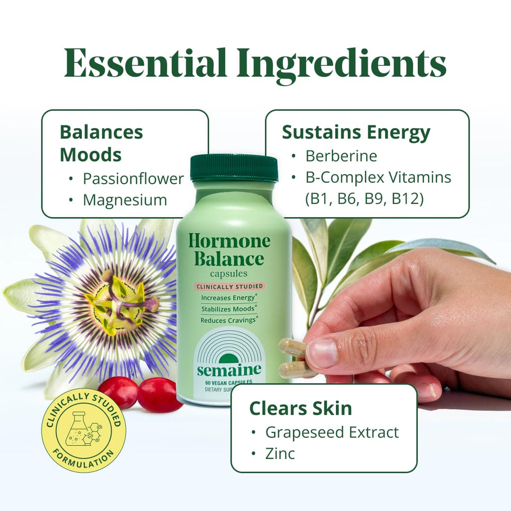 Semaine Hormone Balance Supplement - Mood & Skin Support

