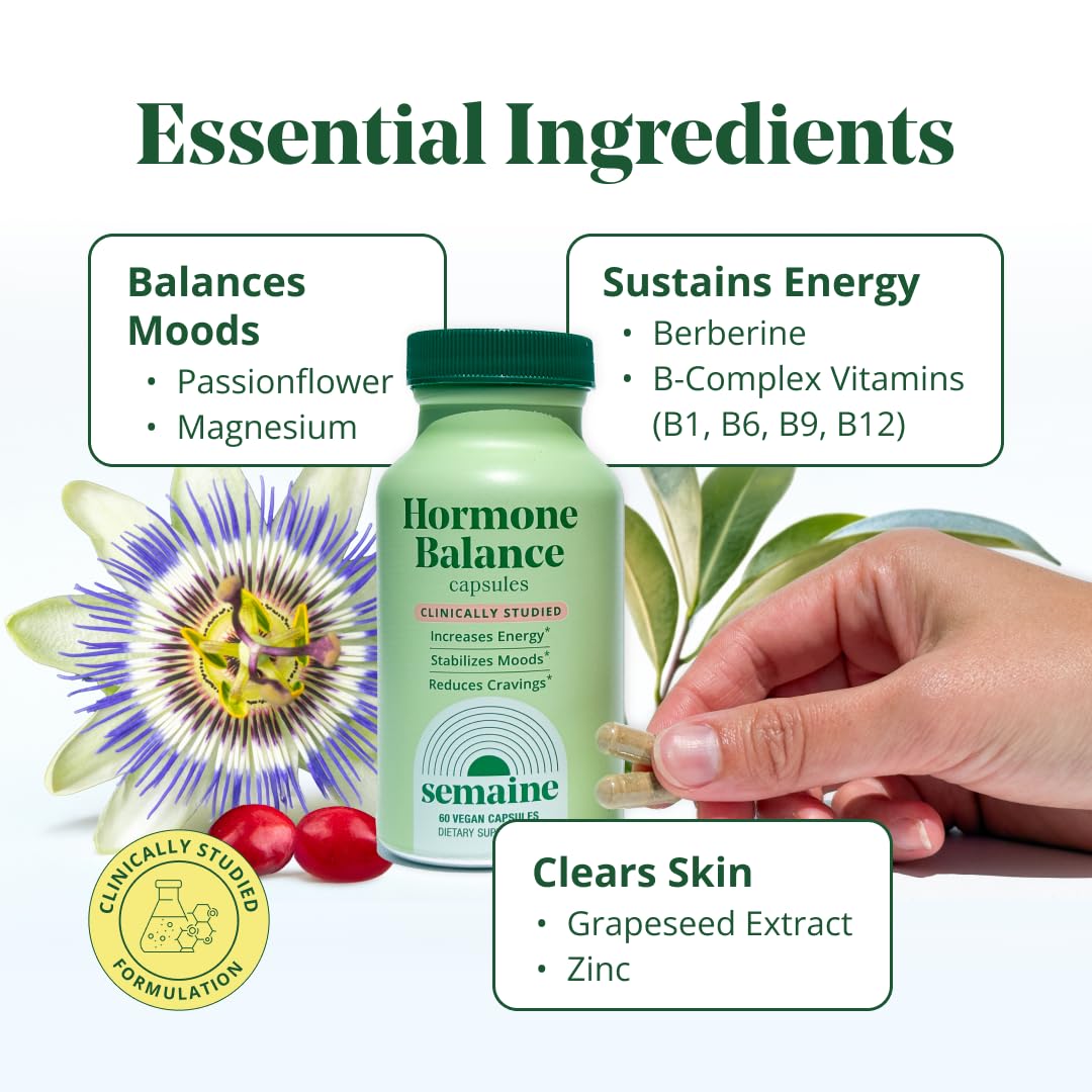 Semaine Hormone Balance Supplement - Mood & Skin Support

