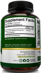NutriFlair Citrus Bergamot Supplement – Vegan & Non-GMO

