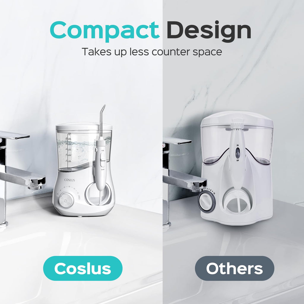 COSLUS E1 Electric Water Flosser for Teeth | Home-Use

