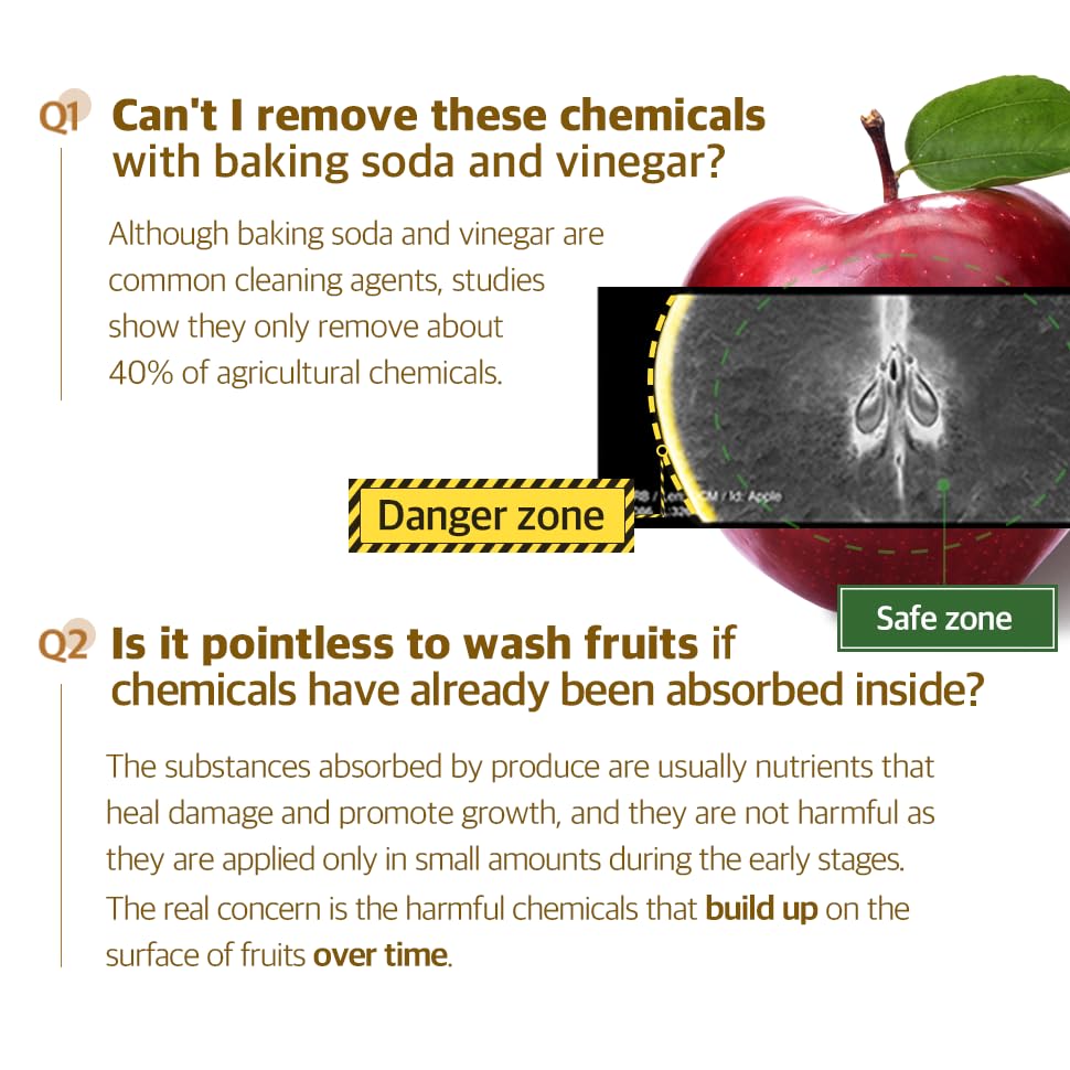 Renovera Fruit & Vegetable Wash - Gentle Produce Cleaner

