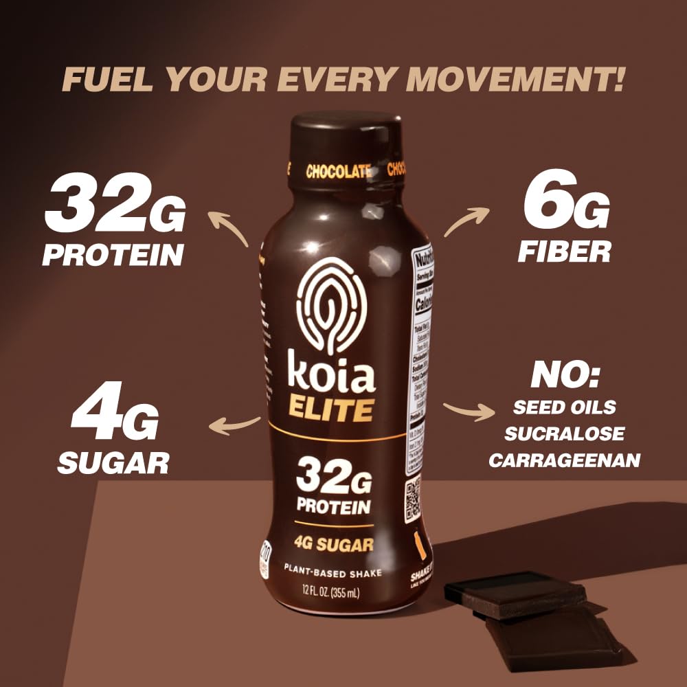 Koia Elite Plant Based Protein Shake - 32g Protein


