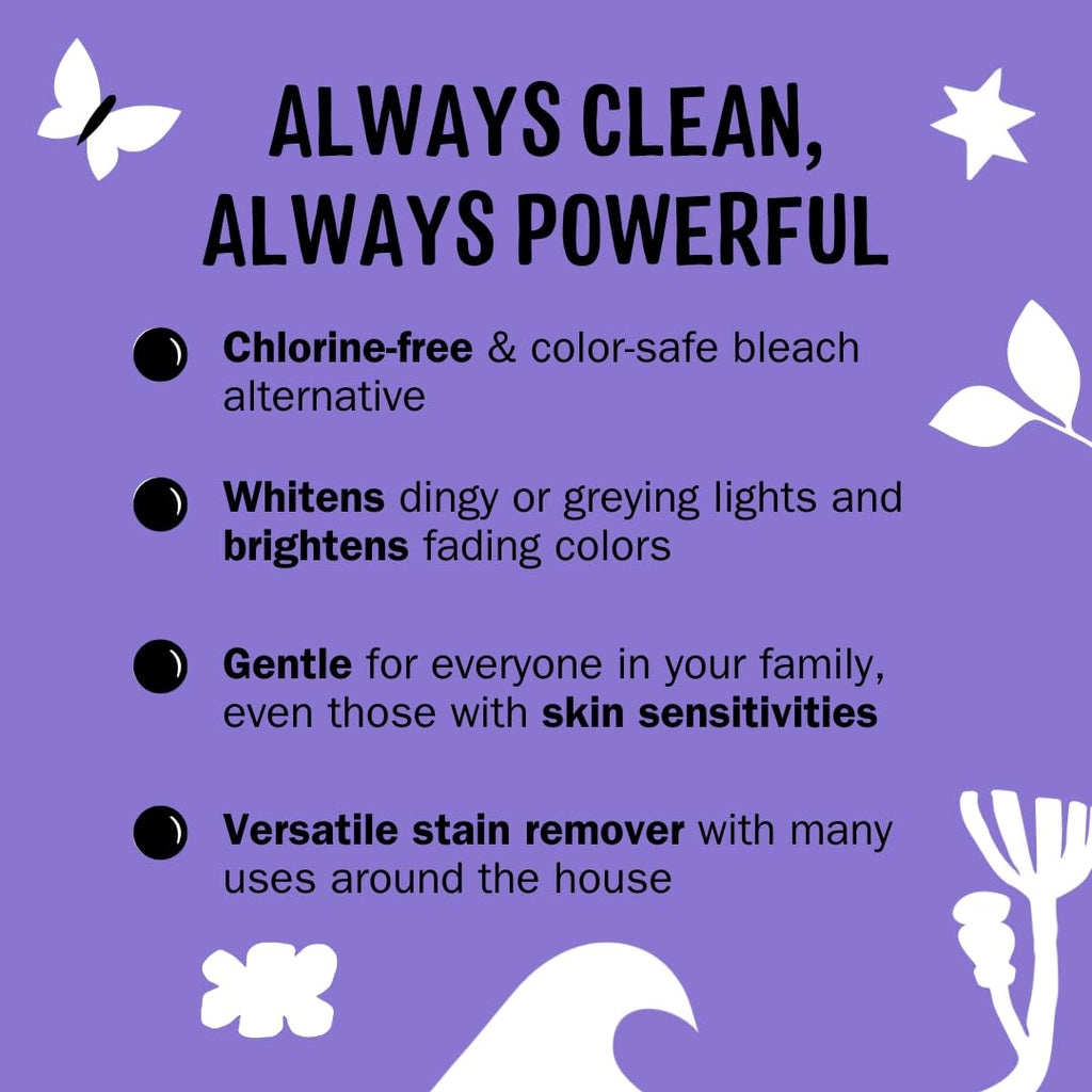 Molly's Suds Oxygen Whitener Chlorine-Free Brightens Whites


