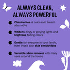 Molly's Suds Oxygen Whitener Chlorine-Free Brightens Whites

