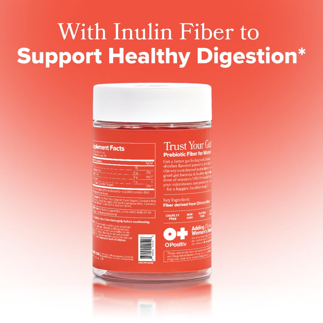 O Positiv URO Fiber Gummies – Prebiotic Fiber

