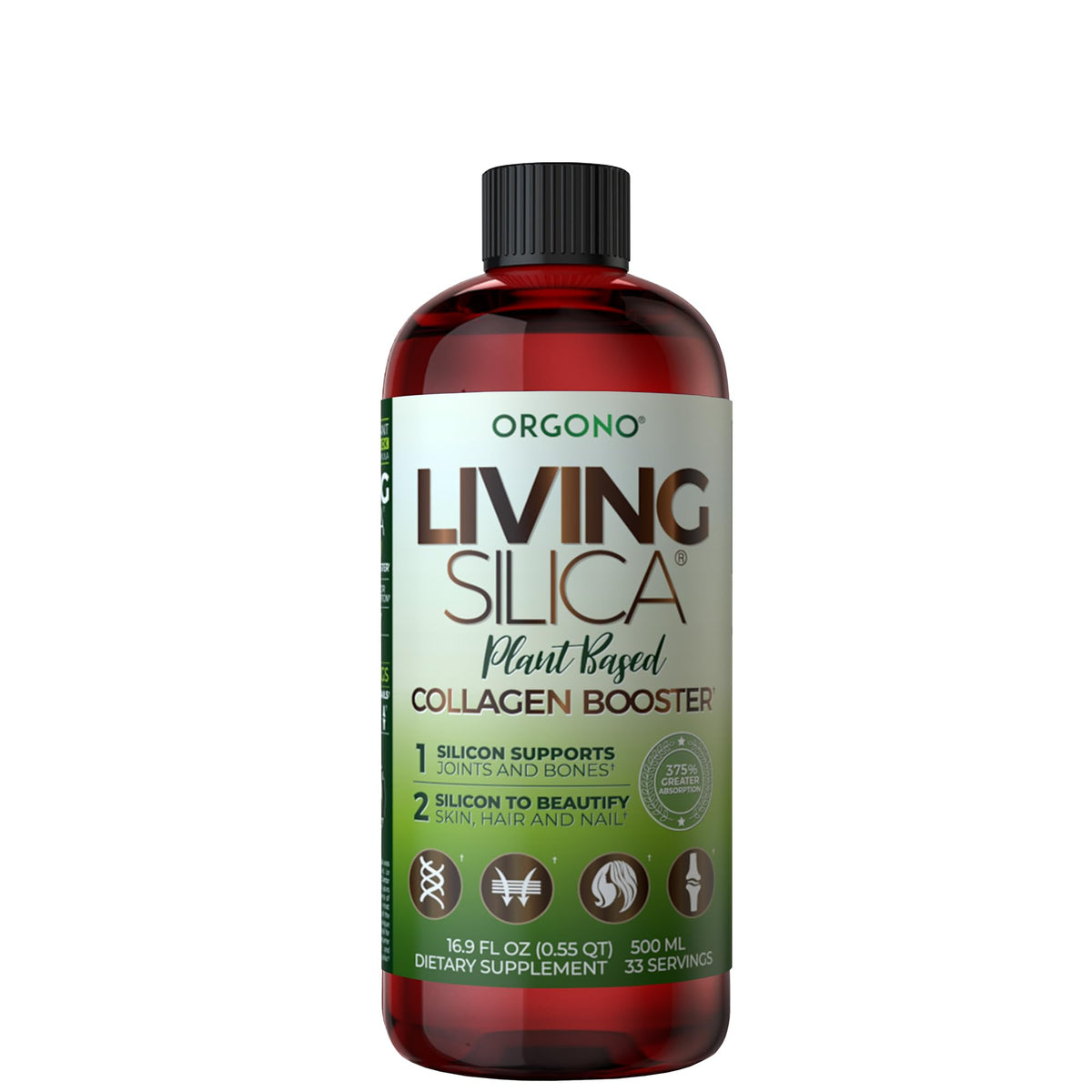 Living Silica ORGONO Plant-Based Collagen Booster with Horsetail & Rosemary