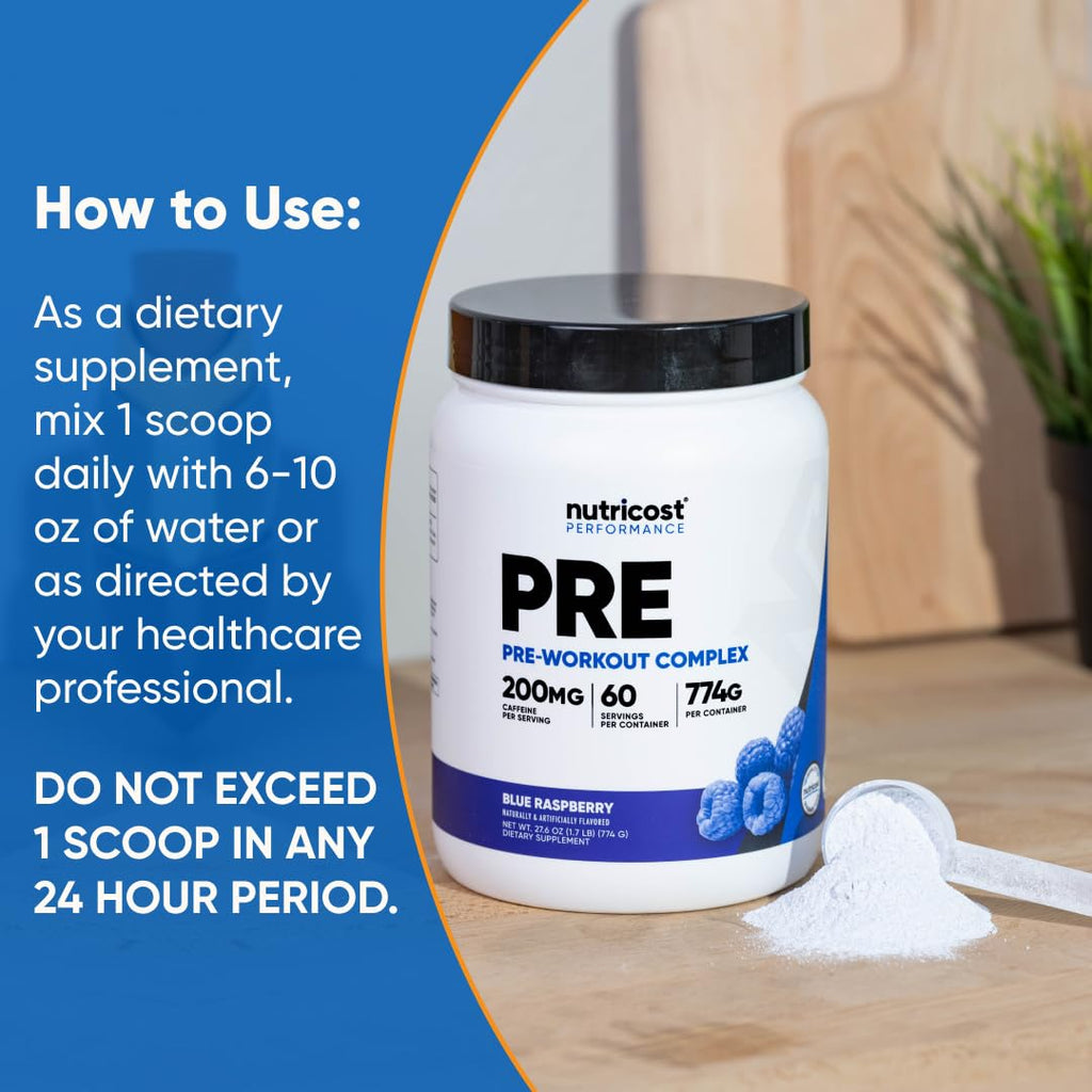 Nutricost Pre-Workout Complex Powder | Focused Energy

