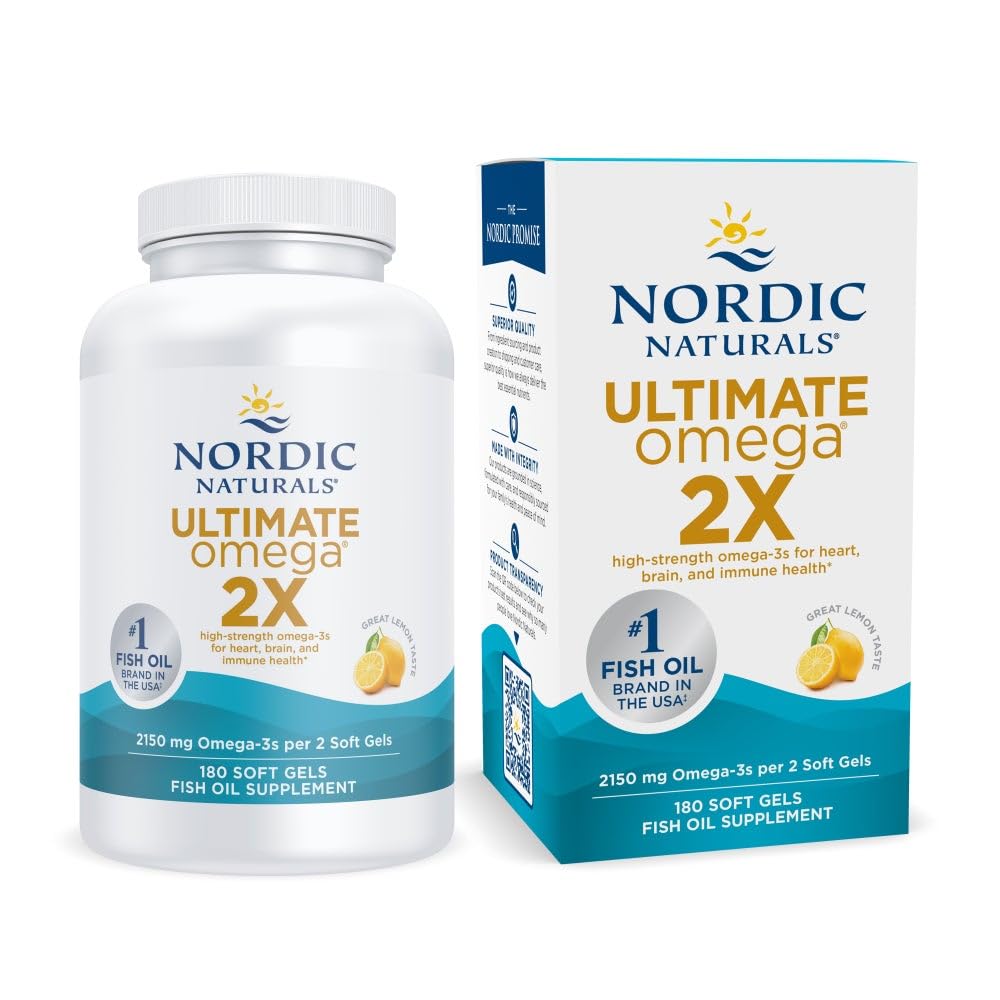 Nordic Naturals Ultimate Omega 2X Omega-3 Soft Gels

