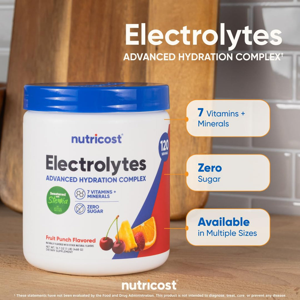 Nutricost Electrolyte Complex Powder - Hydration Support

