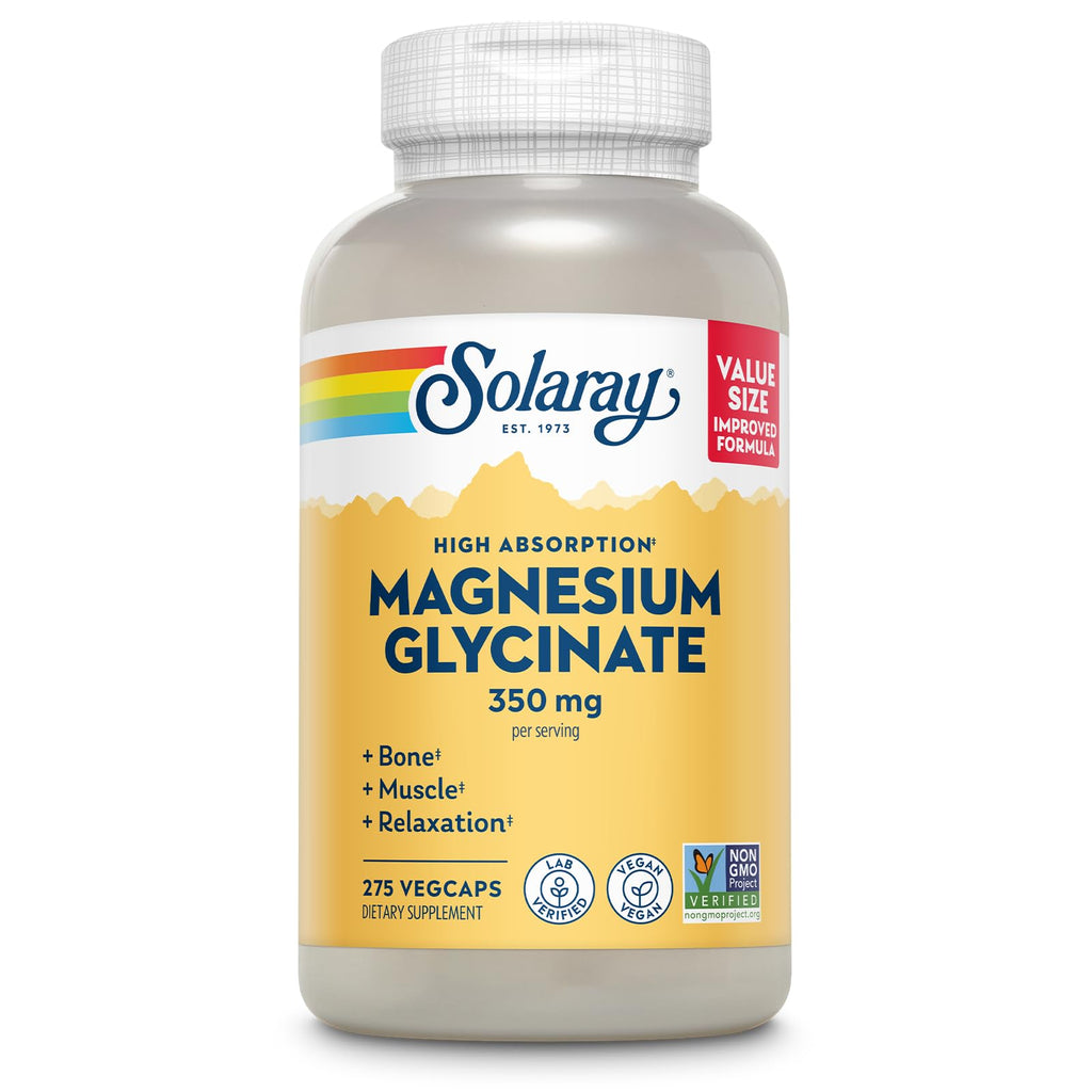 SOLARAY Magnesium Glycinate Capsules | BioPerine

