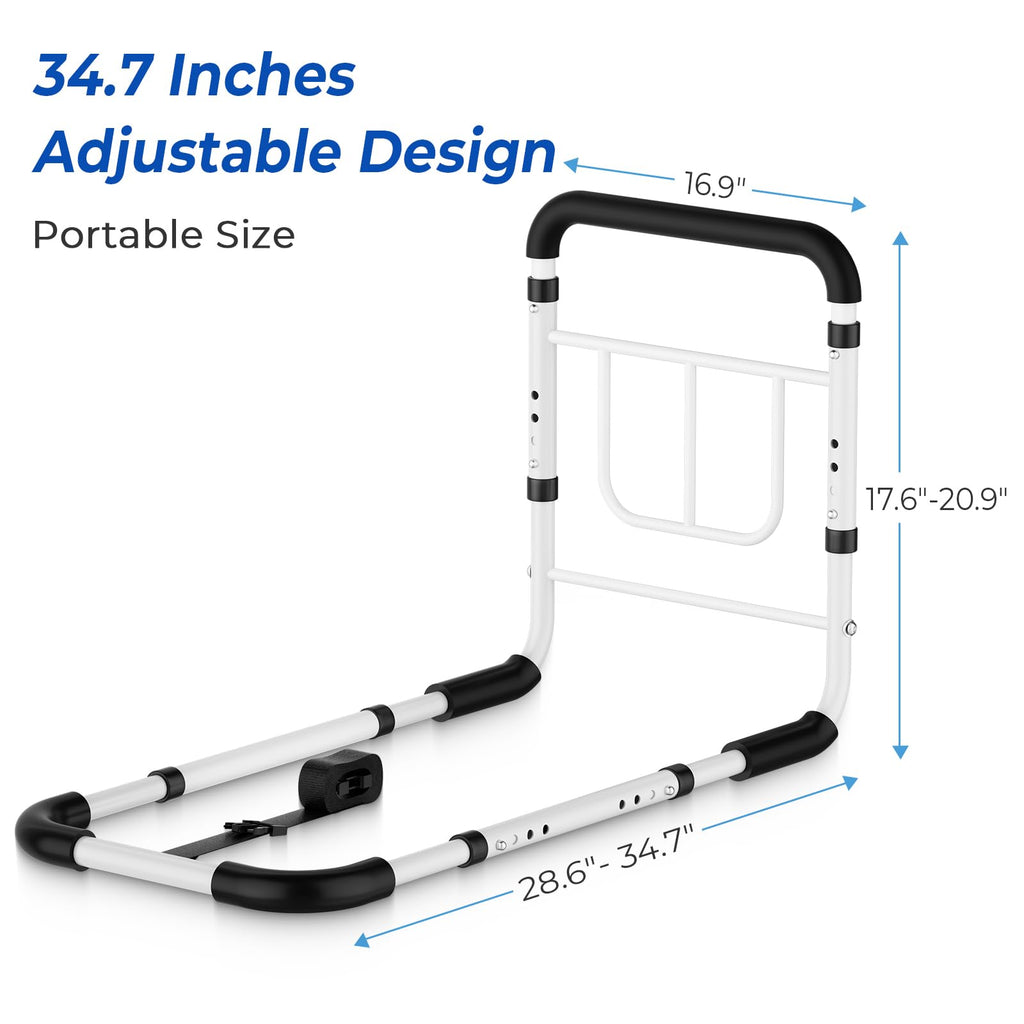 KingPavonini Bed Rails for Seniors - ASTM-Approved Safety


