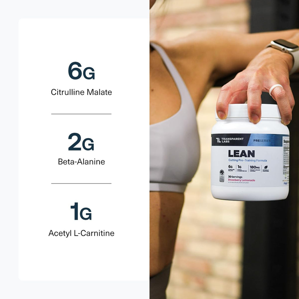 Transparent Labs Lean Pre-Workout - Body Recomposition

