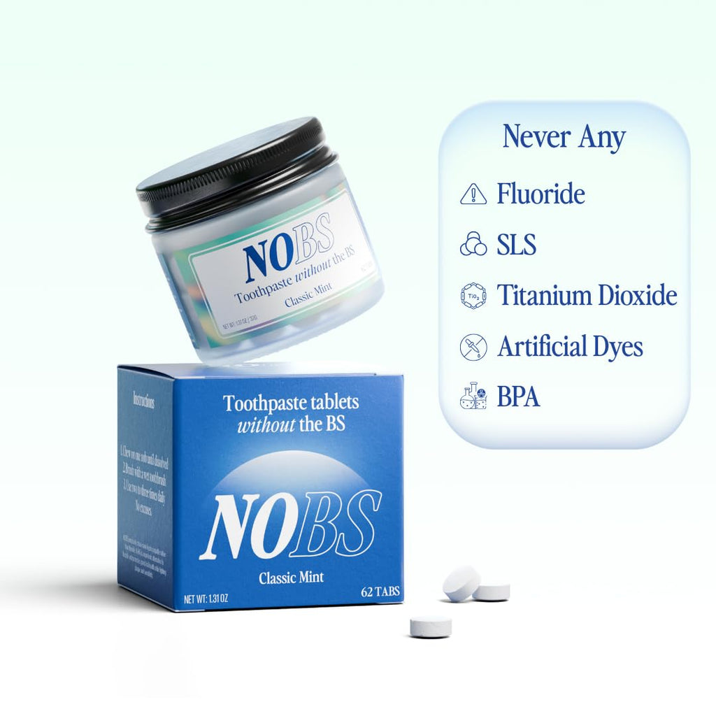 NOBS Toothpaste Tablets with Nano Hydroxyapatite | Travel


