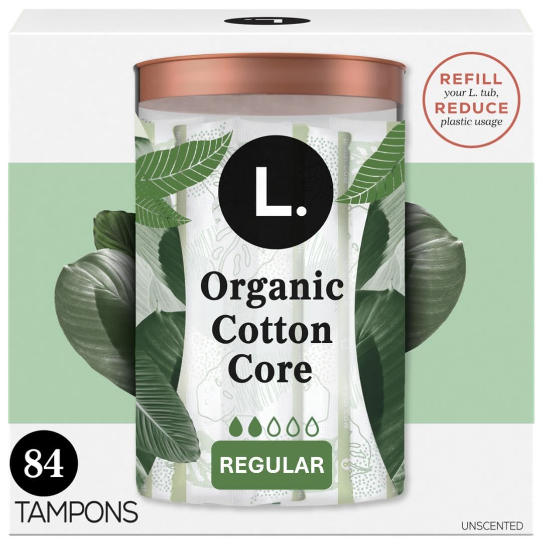 L. Organic Cotton Tampons BPA-Free Applicator

